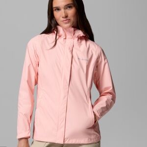 Columbia Women's Light Pink Rain Jacket